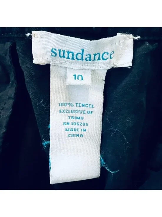 Sundance Lillie Wide-Leg Tencel Pants 10 Relaxed Minimalist Lagenlook - Picture 14 of 16